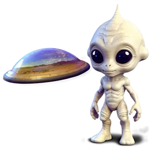 Cute Alien Explorer PNG 06292024 PNG