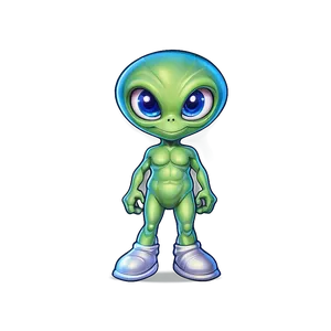 Cute Alien Mascot Png Thu PNG image