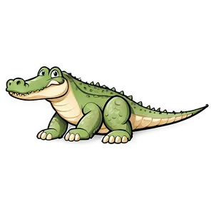 Cute Alligator Character Png Clo27 PNG image