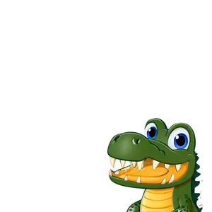 Cute Alligator Character Png Dep30 PNG image