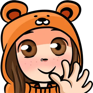 Cute_ Animated_ Bear_ Costume_ Avatar PNG image