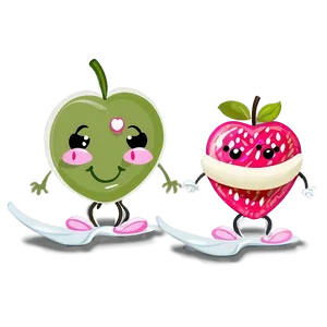 Cute Animated Food PNG Dpf34 PNG