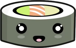 Cute_ Animated_ Sushi_ Character
