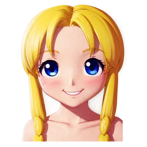 Cute Anime Blushing Face Png 92 PNG image