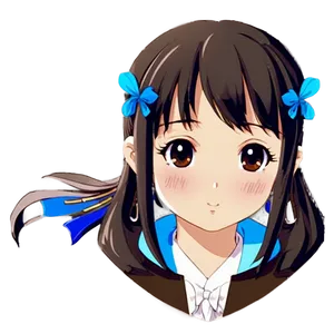 Cute Anime Girl Face Png 40 PNG image