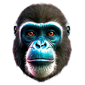 Cute Ape Drawing PNG Alw7