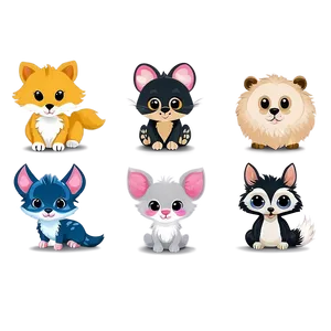 Cute Baby Animals PNG 05212024
