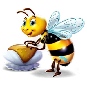 Cute Baby Bee Png Lxr57 PNG image