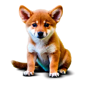 Cute Baby Dingo Png Dtf PNG image