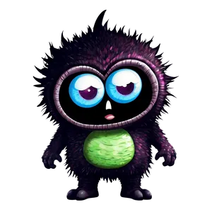 Cute Baby Monster PNG Yri2