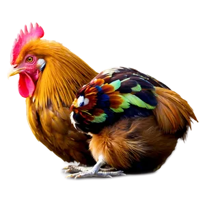 Cute Baby Rooster PNG Ado