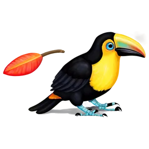 Cute Baby Toucan PNG Jtr