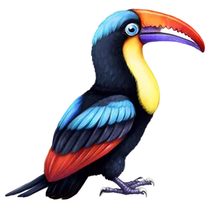 Cute Baby Toucan PNG Lsp72 PNG