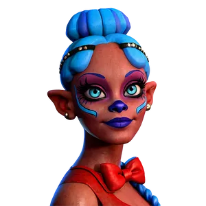 Cute Ballora Illustration Png 06252024 PNG image