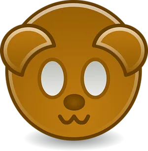 Cute Bear Icon PNG image