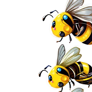 Cute Bee C PNG