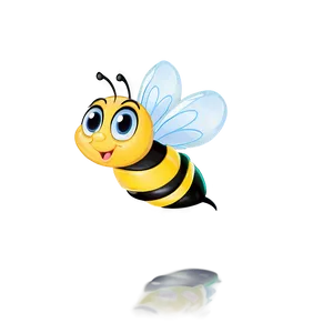 Cute Bee Flying Png 06252024 PNG image