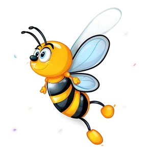 Cute Bee With Wings Png 92 PNG image