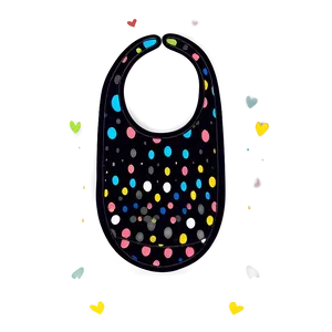 Cute Bib Design PNG 06292024