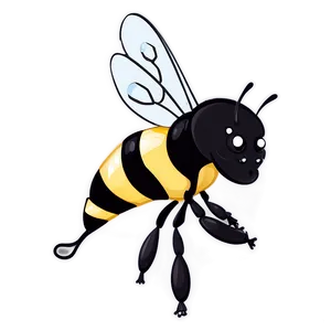 Cute Bumblebee Illustration PNG 05252024 PNG