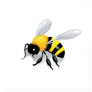 Cute Bumblebee Illustration PNG 54