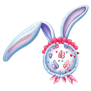 Cute Bunny Ears PNG Obc9
