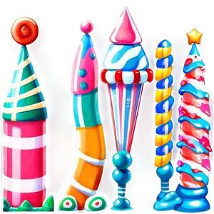 Cute Candy Land Characters PNG Elu44 PNG