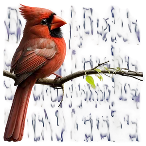 Cute Cardinal Character Png Cgf PNG image