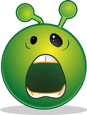 Cute Cartoon Alien Graphic