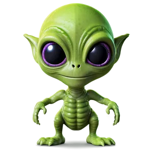 Cute Cartoon Alien Png Pdu PNG image