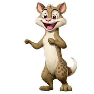 Cute Cartoon Animal Character PNG 06252024