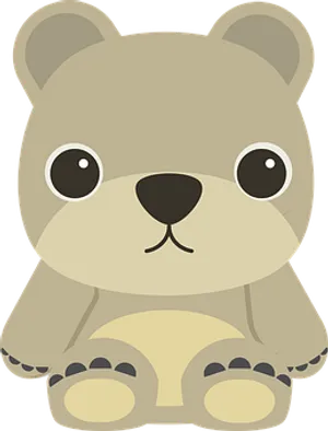 Cute Cartoon Bear Illustration
