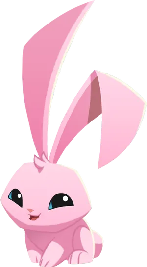 Cute Cartoon Bunny PNG image