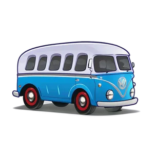 Cute Cartoon Bus Design Png 06272024 PNG image