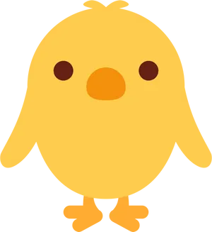 Cute Cartoon Chick Illustration