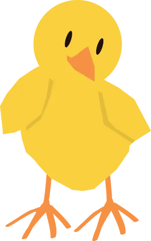 Cute Cartoon Chick Illustration