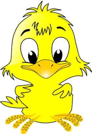 Cute Cartoon Chick Illustration