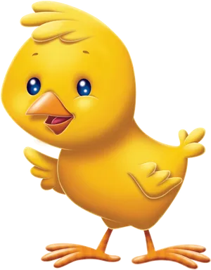 Cute Cartoon Chick Illustration