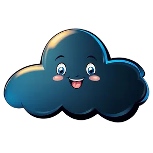 Cute Cartoon Cloud PNG Fye34 PNG