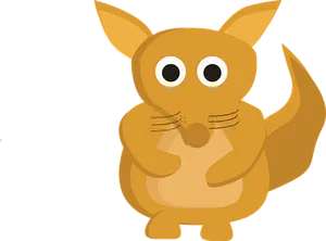 Cute Cartoon Kangaroo