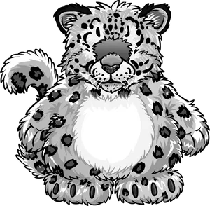 Cute Cartoon Leopard PNG