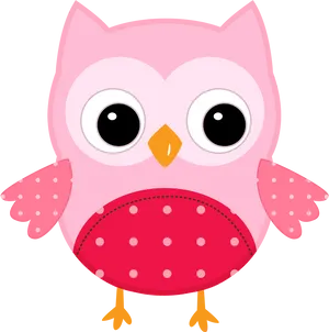 Cute Cartoon Owl Illustration PNG image