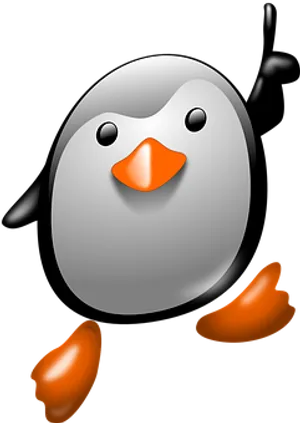 Cute Cartoon Penguin Graphic