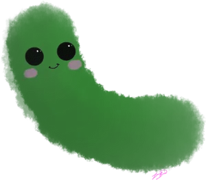 Cute Cartoon Pickle PNG image