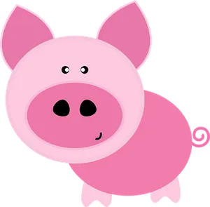 Cute Cartoon Pig