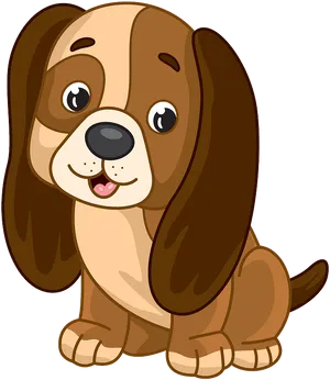 Cute Cartoon Puppy