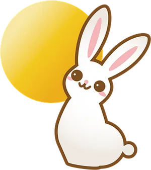 Cute Cartoon Rabbit Illustration