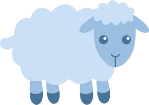 Cute Cartoon Sheep PNG image