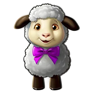 Cute Cartoon Sheep Png Vxn67 PNG image