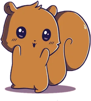 Cute Cartoon Squirrel
